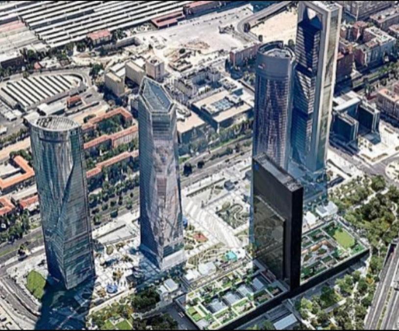 马德里 De Frente A 4 Torres, Habitacion Con Bano酒店 外观 照片